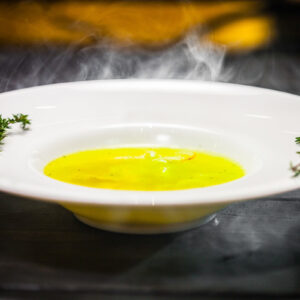 Chicken Tortellini in Broth