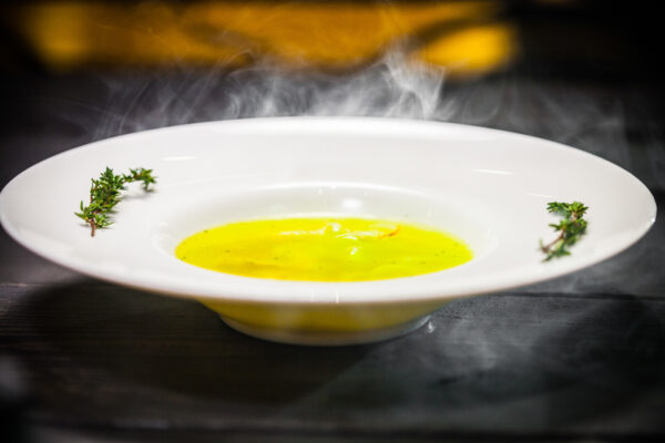 Chicken Tortellini in Broth